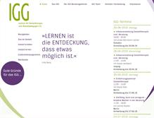 Tablet Screenshot of iggberlin.de
